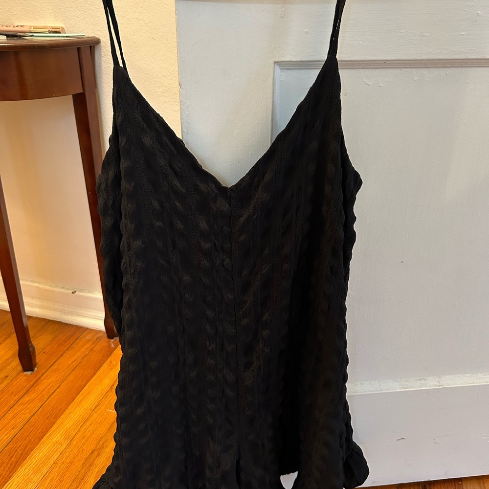 Black Sleeveless Romper